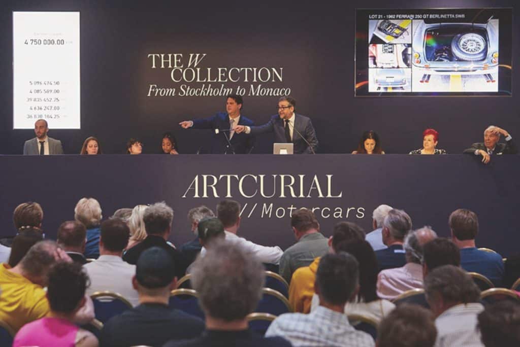 Artcurial Motorcars put it in overdrive at the 'The W Collection: From Stockholm to Monaco' sale