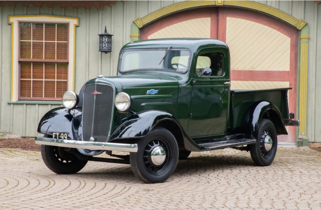 1936 Chevy half-ton survivor pickup goes for $118K at Miller & Miller sale held June 15-16