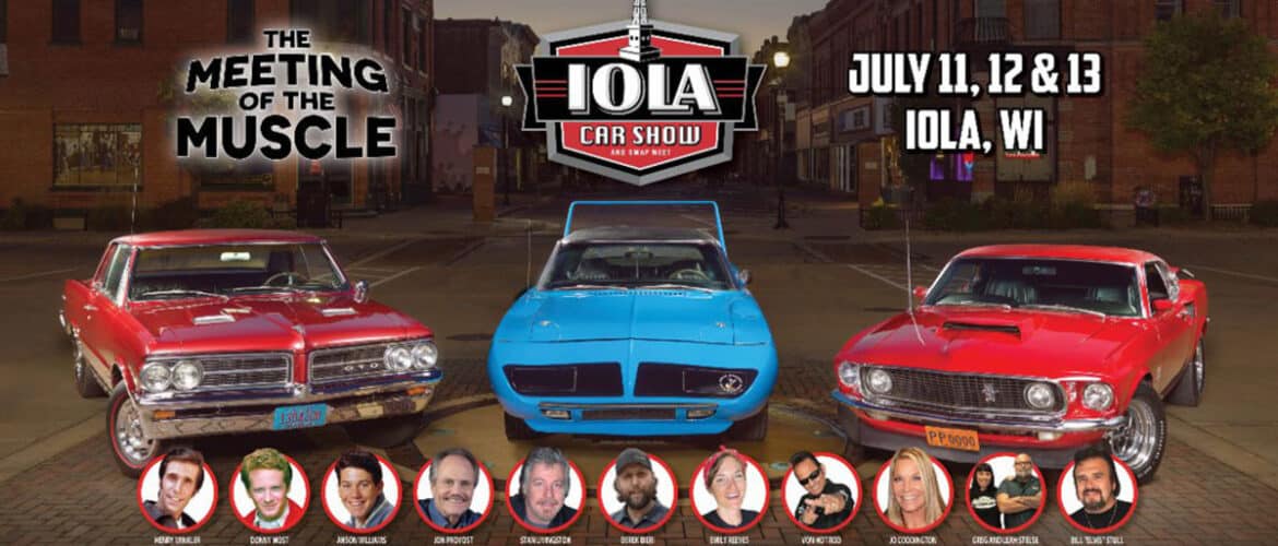 The ‘Fonz’ Henry Winkler heads a star-studded lineup of guests for the 52nd Annual Iola Car Show