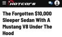 The MG ZT 260 Is A Forgotten British V8 Muscle Sedan No One Bought